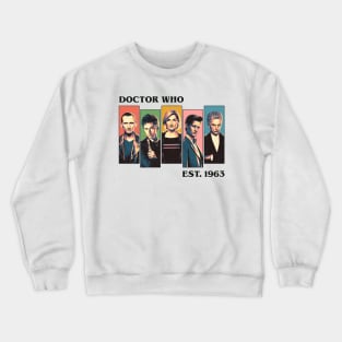 Doctor Who Est 1963 Classic Retro Crewneck Sweatshirt